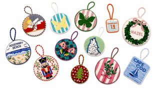 Needlepoint Ornament / "Flat" Finishing - current turn time is ONE MONTH