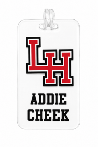 Acrylic Bag Tag – Personalized Team & Travel Tag