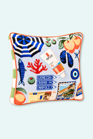 Needlepoint Pillow Finishing at Speakeasy Needle Works | Dallas, TX