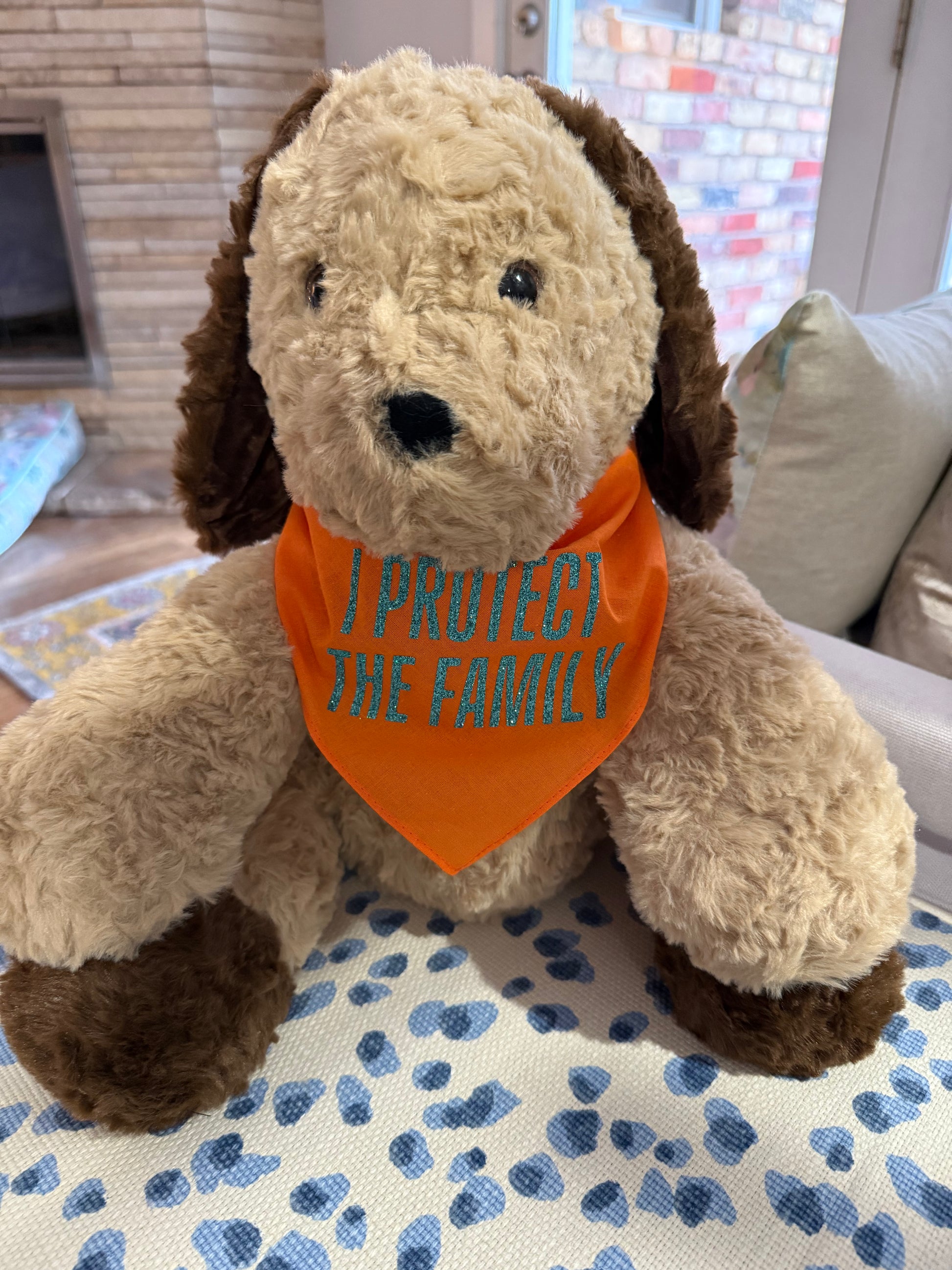 I Protect the Family Dog Bandana - The Daisy!-Pets-[product_category]-Whatsoever Things