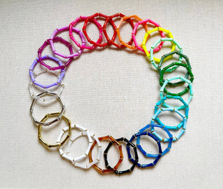 Bamboo Acrylic Bracelet