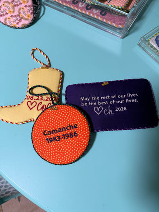 Needlepoint Ornament / "Flat" Finishing - current turn time is ONE MONTH
