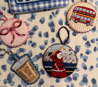 Needlepoint Ornament / "Flat" Finishing - current turn time is ONE MONTH