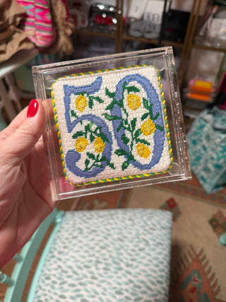 Needlepoint Ornament / "Flat" Finishing - current turn time is ONE MONTH