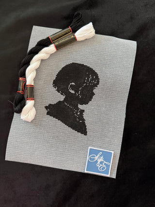 Custom Silhouette Needlepoint Canvas