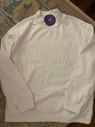 Mock Turtleneck Sweatshirt - The Lauren-Women's Sweatshirts-[product_category]-Whatsoever Things