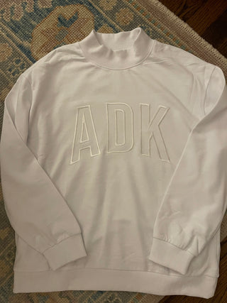 Mock Turtleneck Sweatshirt - The Lauren-Women's Sweatshirts-[product_category]-Whatsoever Things