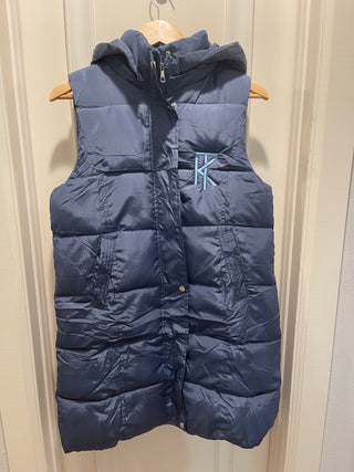 Long Sleeveless Puffy Vest-Women's Outerwear-[product_category]-Whatsoever Things