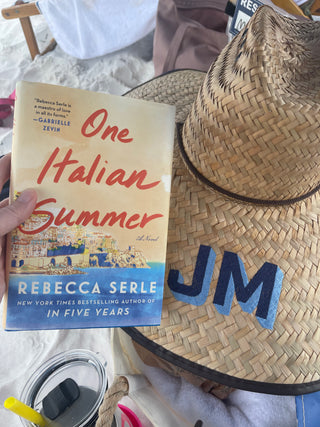 Monogrammed Straw Hat-Hat-[product_category]-Whatsoever Things