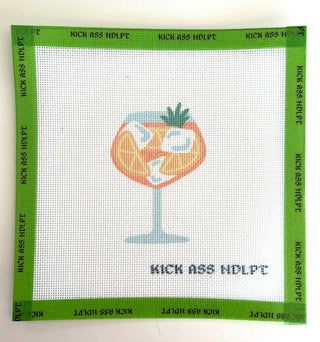 Aperol Spritz needlepoint Canvas