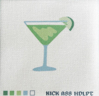 Appletini needlepoint Canvas