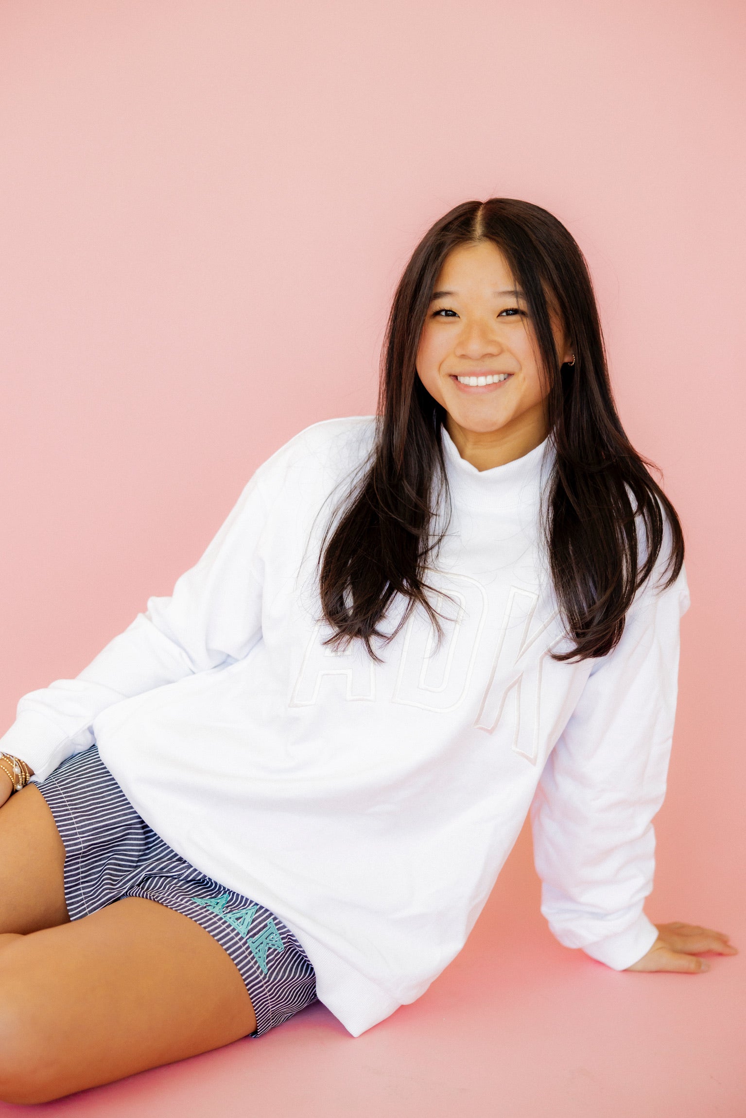 Striped Lounge Shorts - The Ella-Women's Shorts-[product_category]-Whatsoever Things