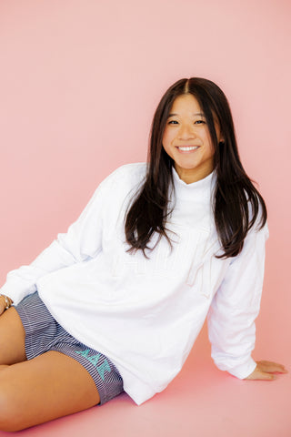 Striped Lounge Shorts - The Ella-Women's Shorts-[product_category]-Whatsoever Things