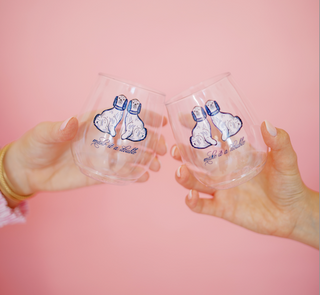 'Make It A Double' Stemless Wine Tumblers-Drinkware-[product_category]-Whatsoever Things