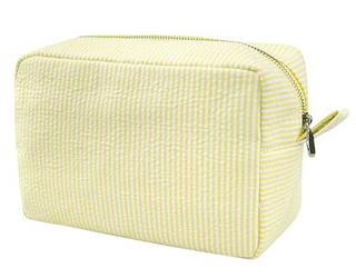 Seersucker Cosmetic Bag-Bags-[product_category]-Whatsoever Things