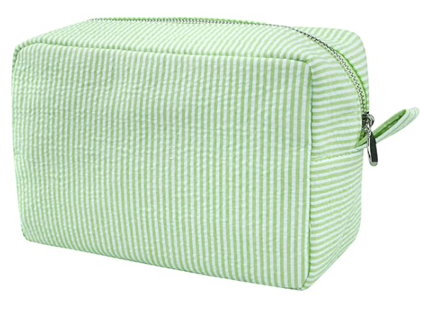 Seersucker Cosmetic Bag