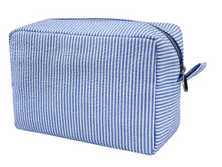 Seersucker Cosmetic Bag-Bags-[product_category]-Whatsoever Things