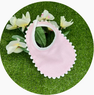 Bib / Burp Cloth Set with Embroidered Monogram-Baby & Kids Clothing-[product_category]-Whatsoever Things