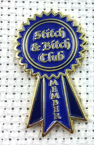 Stitch and Bitch Club Member Needle Minder