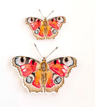 Peacock Butterfly Acrylic Art Block