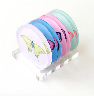 Acrylic Butterfly Coaster Set