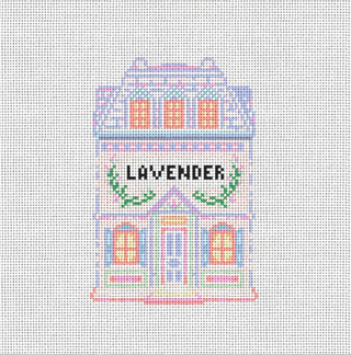 Lavender House Needlepoint Canvas | Spice Village Collection