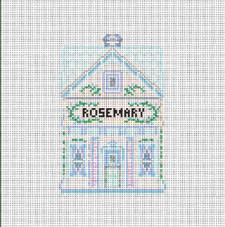 Rosemary House Needlepoint Canvas | Spice Village Collection