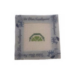 Lime Mini Bag Charm Needlepoint Canvas