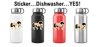 3" Waterproof Stylish Horse in Blanket Sticker-Stickers-[product_category]-Whatsoever Things