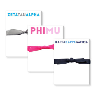 Sorority Greek Bright Mini Notepad-Notebooks & Notepads-[product_category]-Whatsoever Things
