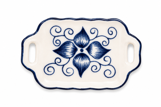 Blue & White Platter Needle Minder