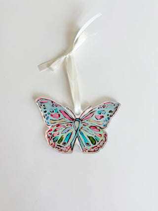 Butterfly of Hope I Acrylic Christmas Ornament | Wreath Charm