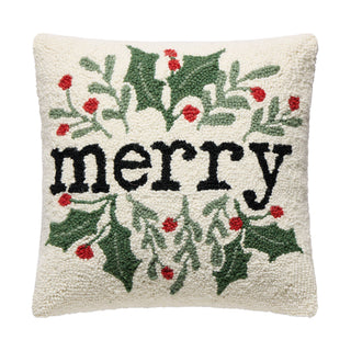 Simple Merry Foliage Hook Pillow