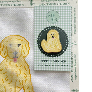 Blonde Doodle / Poodle Needle Minder