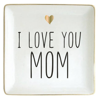 Mother's Day Ceramic Trinket Tray | I Love You Mom