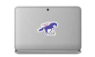 3" Waterproof I'd like you better...horse! Funny Sticker-Stickers-[product_category]-Whatsoever Things