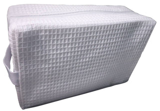 Cotton Waffle Travel Cosmetic Bag-Bags-[product_category]-Whatsoever Things