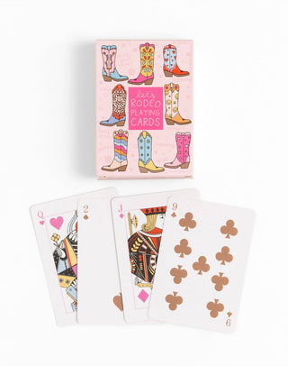 Let's Rodeo Western Cowgirl Boots Deck of Playing Cards-Toys & Games-[product_category]-Whatsoever Things