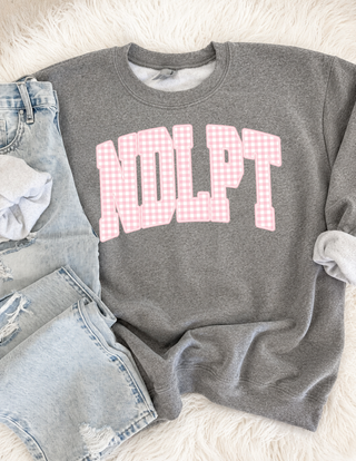 NDLPT Gingham Sweatshirt - Size Large