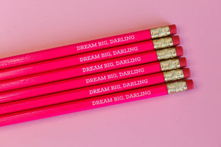 "Dream Big, Darling" Pencil Set-Office Supplies-[product_category]-Whatsoever Things