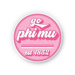 Sorority Sticker - Go Design-Stickers-[product_category]-Whatsoever Things