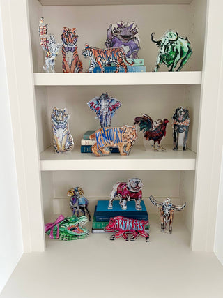 "Longhorn" acrylic shelfie