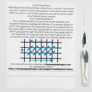 Kappa Delta Beginner Needlepoint Kit
