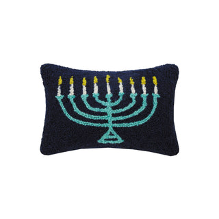 Menorah Hook Pillow - Hanukkah-Pillows-[product_category]-Whatsoever Things