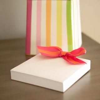 Ribbon Bow Notepad-Notebooks & Notepads-[product_category]-Whatsoever Things