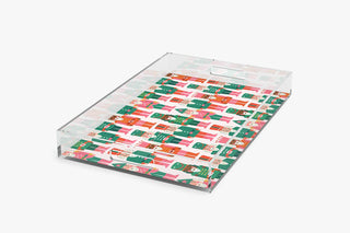 Christmas Nutcrackers | Acrylic Tray | Holiday Serving Tray-[product_category]-Whatsoever Things