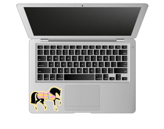 3" Waterproof Stylish Horse in Blanket Sticker-Stickers-[product_category]-Whatsoever Things