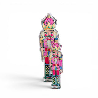 Pink Acrylic Nutcracker Mini Shelfie