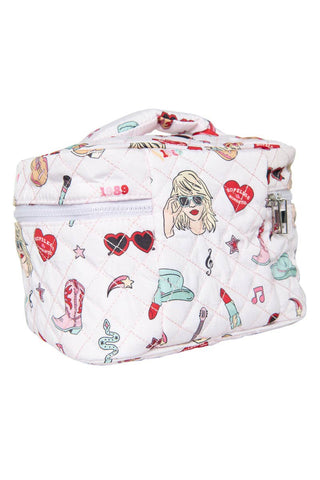 Music Girl Icons Cosmetic Make Up Bag-Bags-[product_category]-Whatsoever Things
