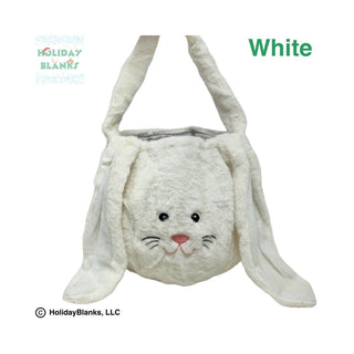 Furry Bunny Easter Egg Candy Basket